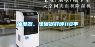 抽湿器、除湿器好评110字