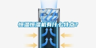 恒温恒湿机有什么特点？