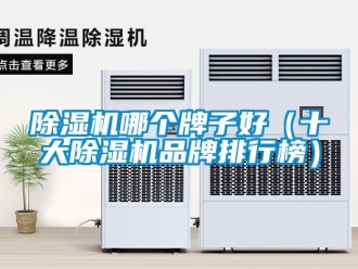 企业新闻除湿机哪个牌子好（十大除湿机品牌排行榜）