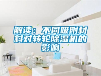 行业新闻解读：不同吸附材料对转轮除湿机的影响