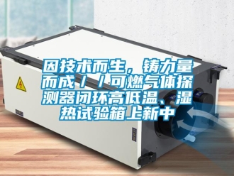 常见问题因技术而生，铸力量而成／／可燃气体探测器闭环高低温、湿热试验箱上新中