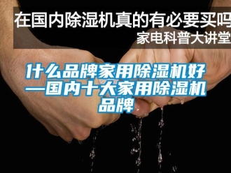 企业新闻什么品牌家用除湿机好—国内十大家用除湿机品牌
