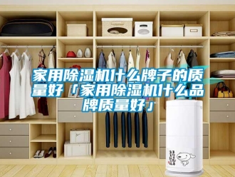 企业新闻家用除湿机什么牌子的质量好「家用除湿机什么品牌质量好」