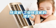除湿机-工业除湿机的维护。