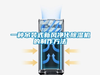 常见问题一种吊装式新风净化除湿机的制作方法