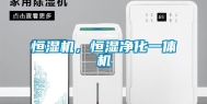 恒湿机，恒湿净化一体机