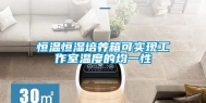 恒温恒湿培养箱可实现工作室温度的均一性