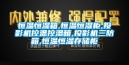 恒温恒湿箱,恒温恒湿柜,投影机控温控湿箱,投影机三防箱,恒温恒湿存储柜