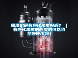 企业新闻除湿机带有净化功能好吗？（有净化功能的除湿机可以当空净使用吗）