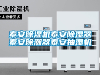 行业新闻泰安除湿机泰安除湿器泰安除潮器泰安抽湿机