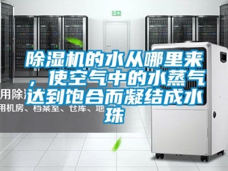 企业新闻除湿机的水从哪里来，使空气中的水蒸气达到饱合而凝结成水珠