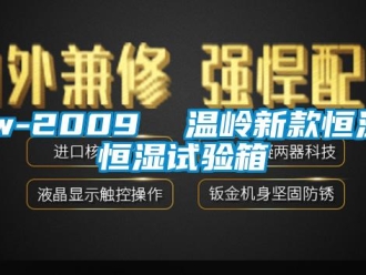 常见问题jw-2009  温岭新款恒温恒湿试验箱