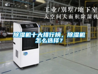 行业新闻除湿机十大排行榜，除湿机怎么选择？