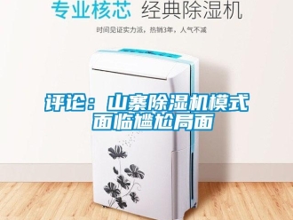 行业新闻评论：山寨除湿机模式 面临尴尬局面