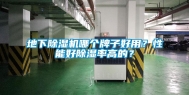 地下除湿机哪个牌子好用？性能好除湿率高的？