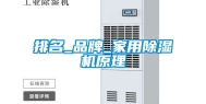 排名_品牌_家用除湿机原理