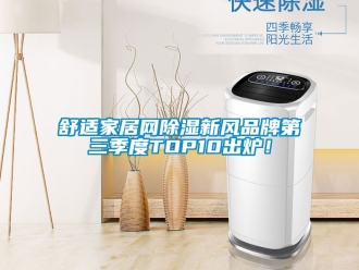 企业新闻舒适家居网除湿新风品牌第三季度TOP10出炉！