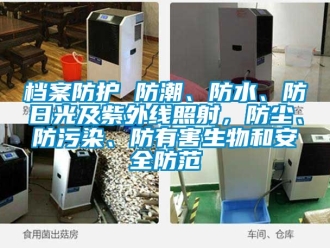 企业新闻档案防护 防潮、防水、防日光及紫外线照射，防尘、防污染、防有害生物和安全防范