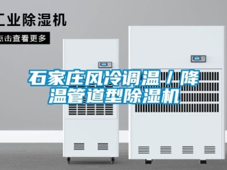 行业新闻石家庄风冷调温／降温管道型除湿机