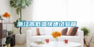 浙江高低温快速试验箱