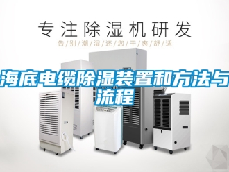 行业新闻海底电缆除湿装置和方法与流程