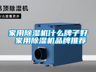 企业新闻家用除湿机什么牌子好 家用除湿机品牌推荐