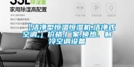 【洁净型恒温恒湿机,洁净式空调,】价格,厂家,换热、制冷空调设备