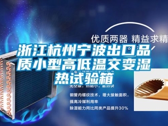 常见问题浙江杭州宁波出口品质小型高低温交变湿热试验箱