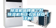 除湿机品牌哪个好 除湿机有什么优缺点【详解】