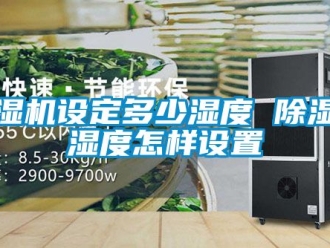 行业新闻除湿机设定多少湿度 除湿机湿度怎样设置