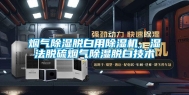 烟气除湿脱白用除湿机，湿法脱硫烟气除湿脱白技术