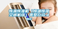 恒温恒湿机（恒温恒湿空调机组）类型介绍.doc