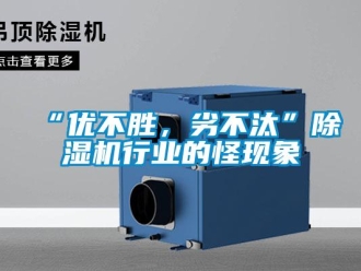 常见问题“优不胜，劣不汰”除湿机行业的怪现象