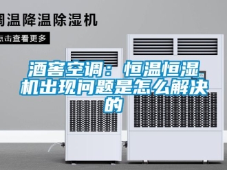 知识百科酒窖空调：恒温恒湿机出现问题是怎么解决的