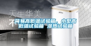 简易高低温试验箱，小型高低温试验箱 湿热试验箱