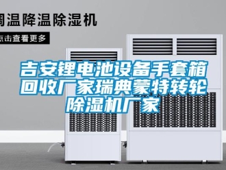 企业新闻吉安锂电池设备手套箱回收厂家瑞典蒙特转轮除湿机厂家
