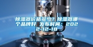 除湿器价格多少？除湿器哪个品牌好 发布时间：2022-12-18