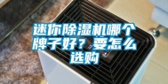 迷你除湿机哪个牌子好？要怎么选购