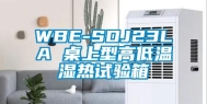 WBE-SDJ23LA 桌上型高低温湿热试验箱