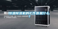 恒温除湿机的工作原是什么？