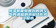 除湿机能够很好的将空气内遗留的水凝结形成冷凝水