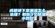 成都地下室潮湿怎么处理？教你3个除湿小妙招