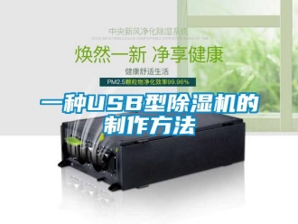 行业新闻一种USB型除湿机的制作方法