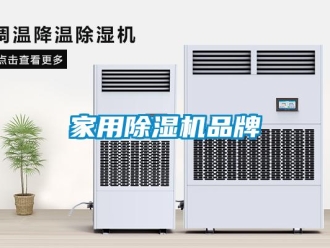 行业新闻家用除湿机品牌