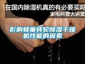 知识百科影响蜂巢转轮除湿干燥机性能的因素