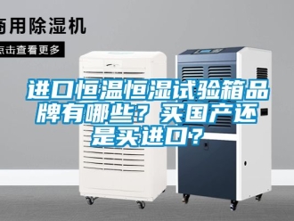 知识百科进口恒温恒湿试验箱品牌有哪些？买国产还是买进口？