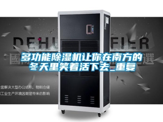 行业新闻多功能除湿机让你在南方的冬天里笑着活下去_重复