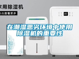 知识百科在潮湿恶劣环境中使用除湿机的重要性