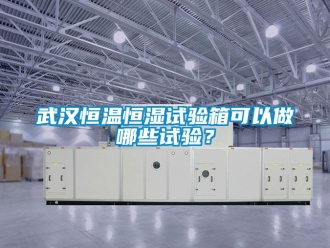 知识百科武汉恒温恒湿试验箱可以做哪些试验？