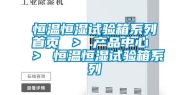 恒温恒湿试验箱系列首页 ＞ 产品中心 ＞ 恒温恒湿试验箱系列